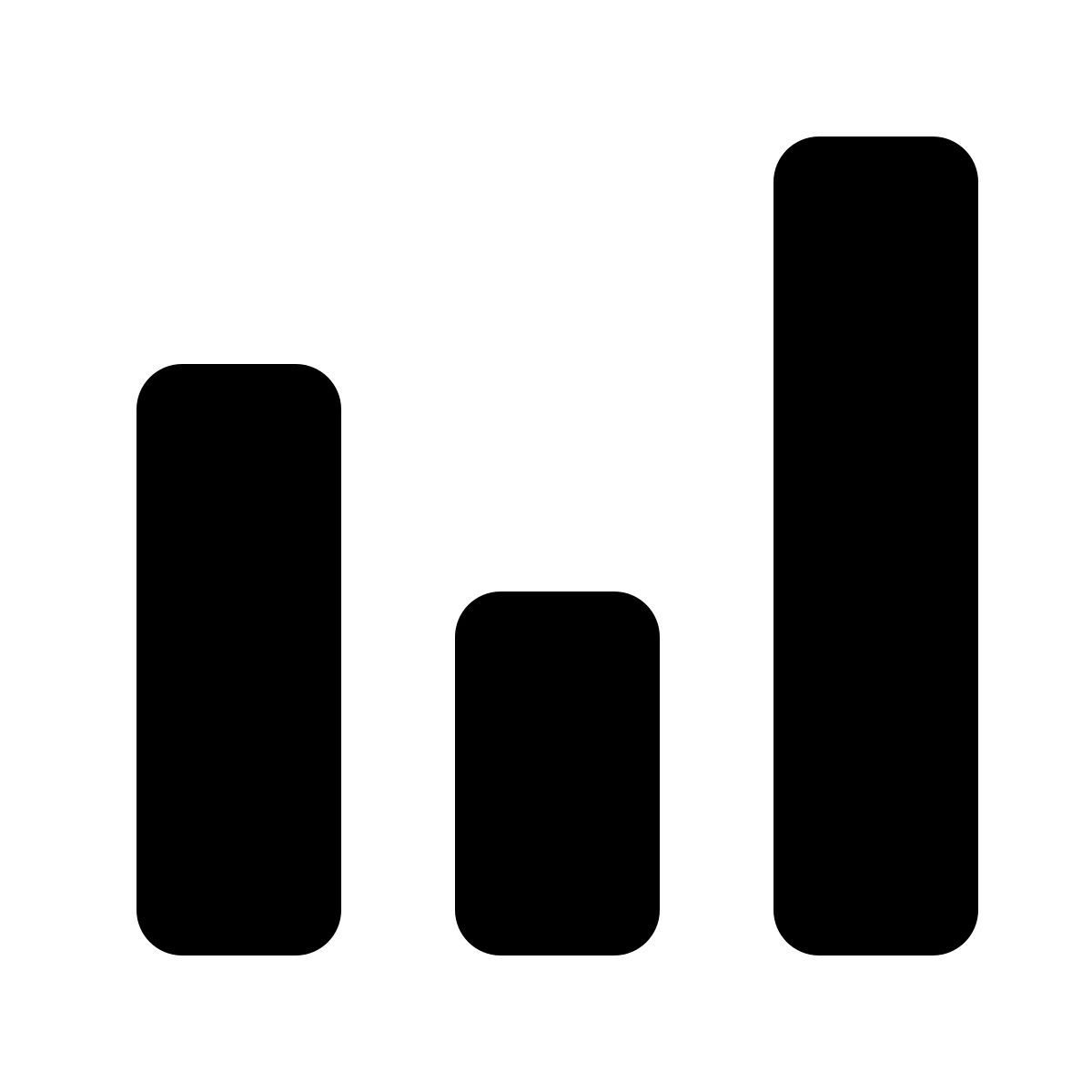 forma light filled style 条形图 icon