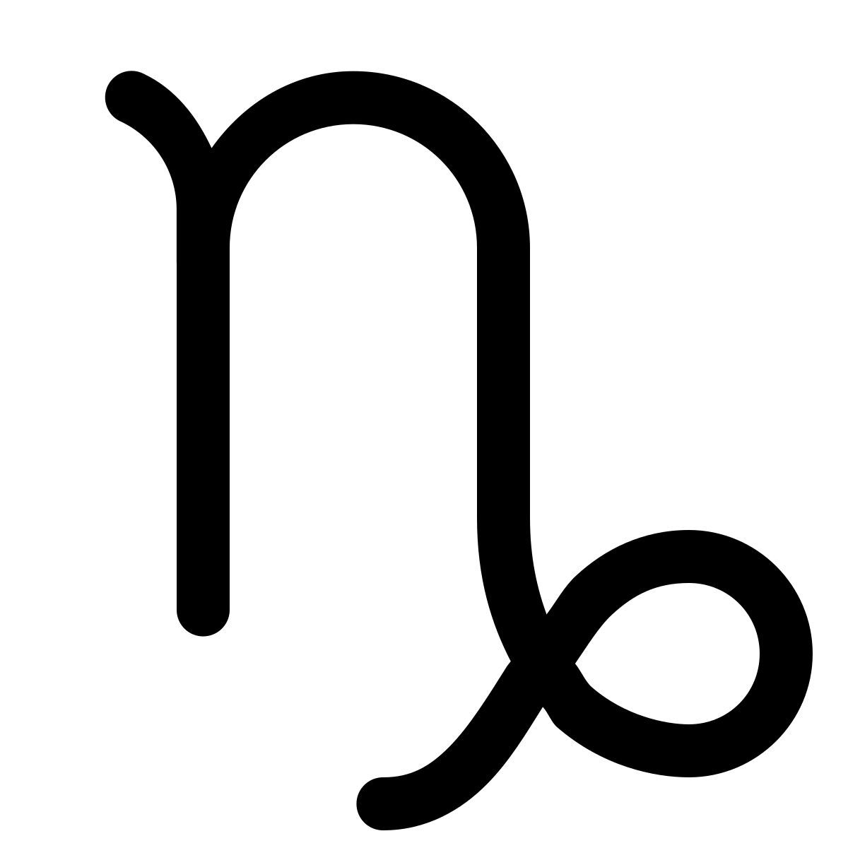 forma light filled style steinbock icon