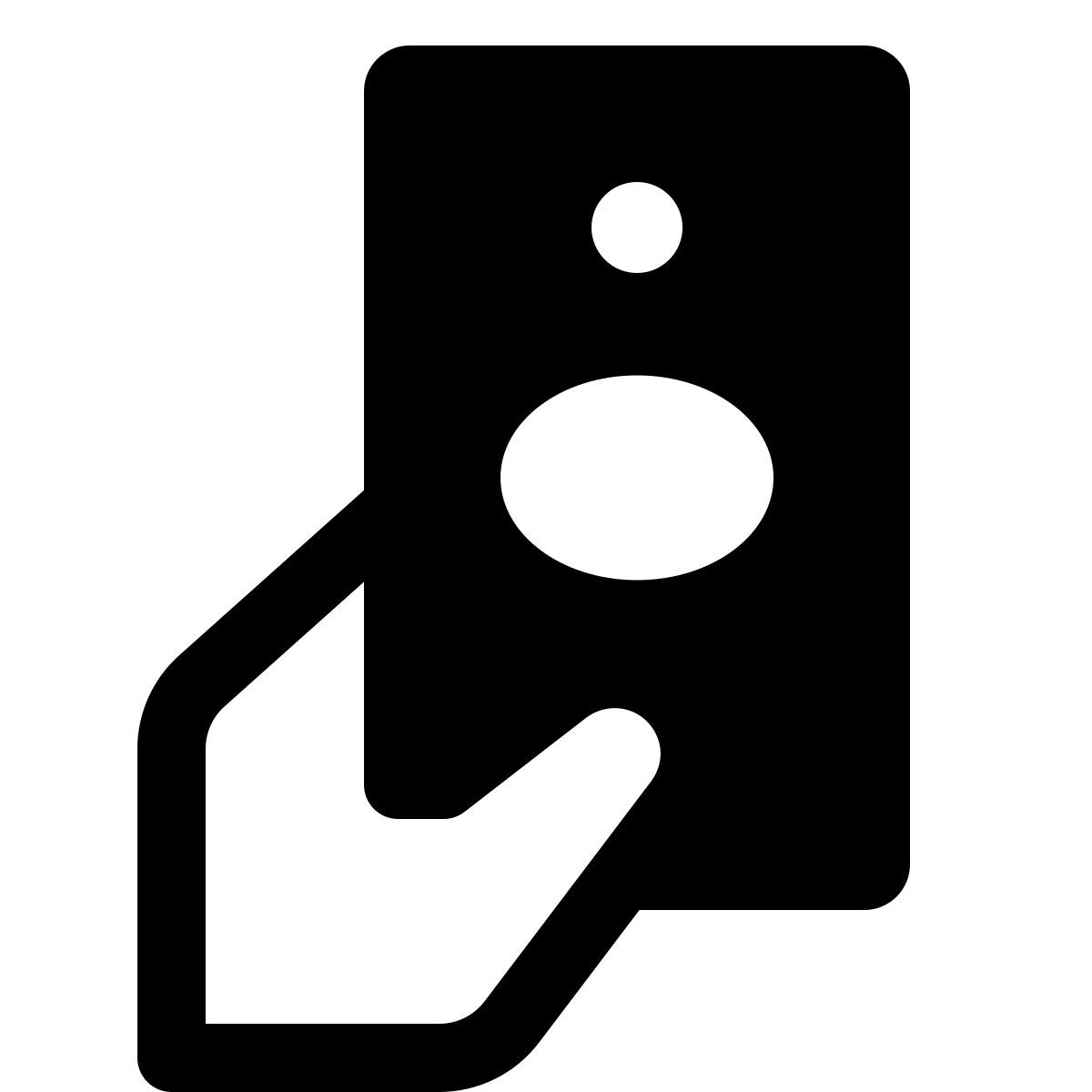 forma light filled style argent liquide en main icon