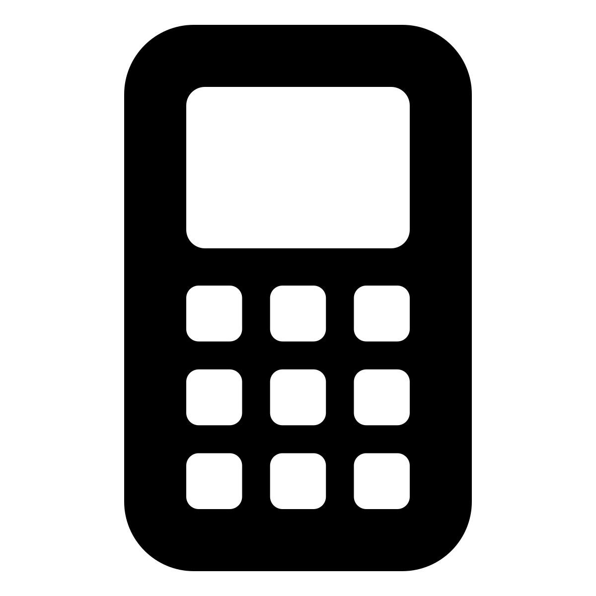 forma light filled style featurephone icon