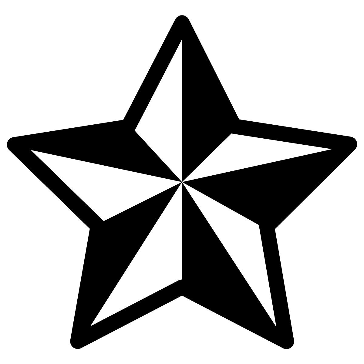 forma light filled 스타일 christmas star 아이콘