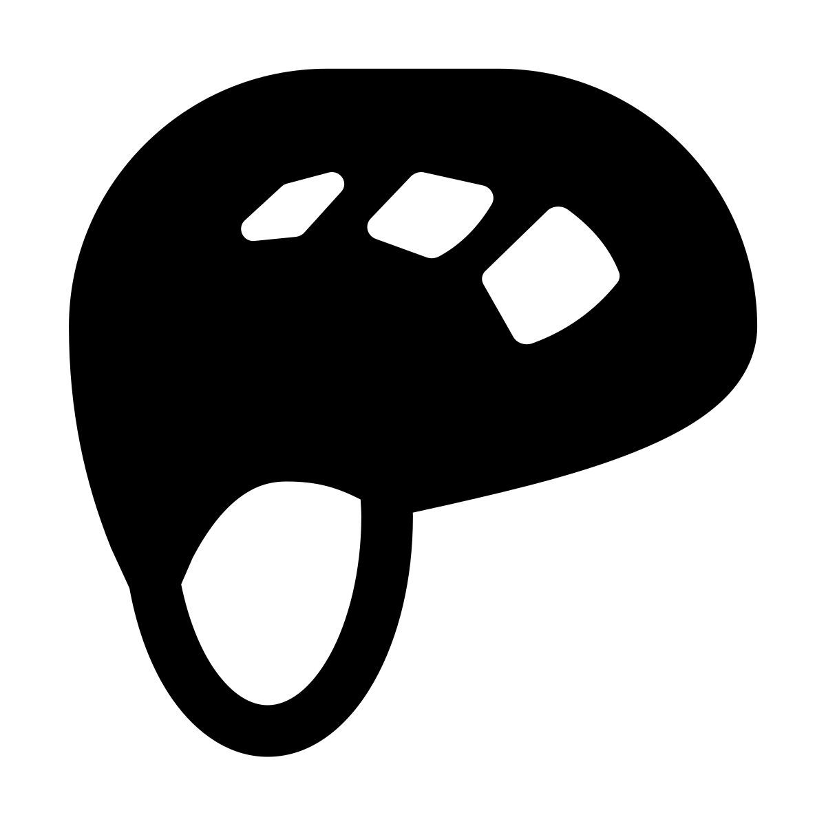 forma light filled style climbing helmet icon