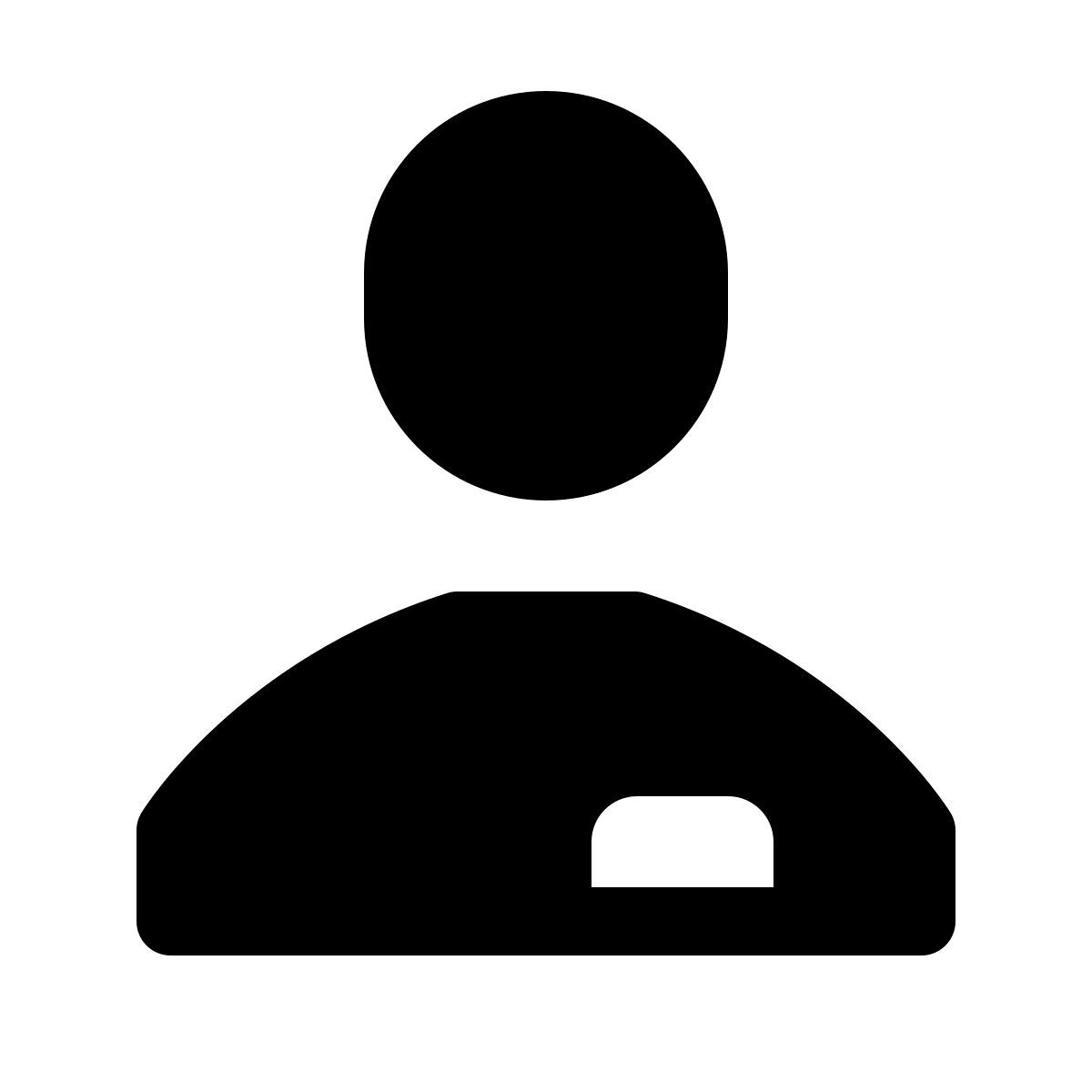 forma light filled style mitarbeiter männlich icon