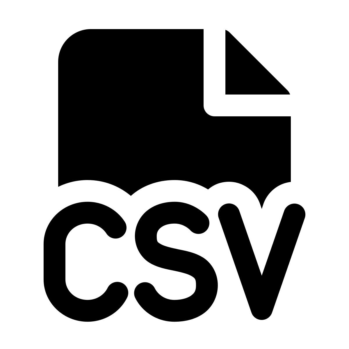 forma light filled style csv icon