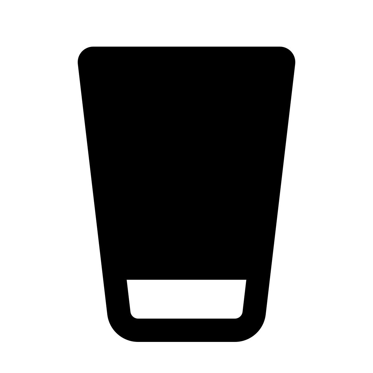 forma light filled style 빈 잔 icon