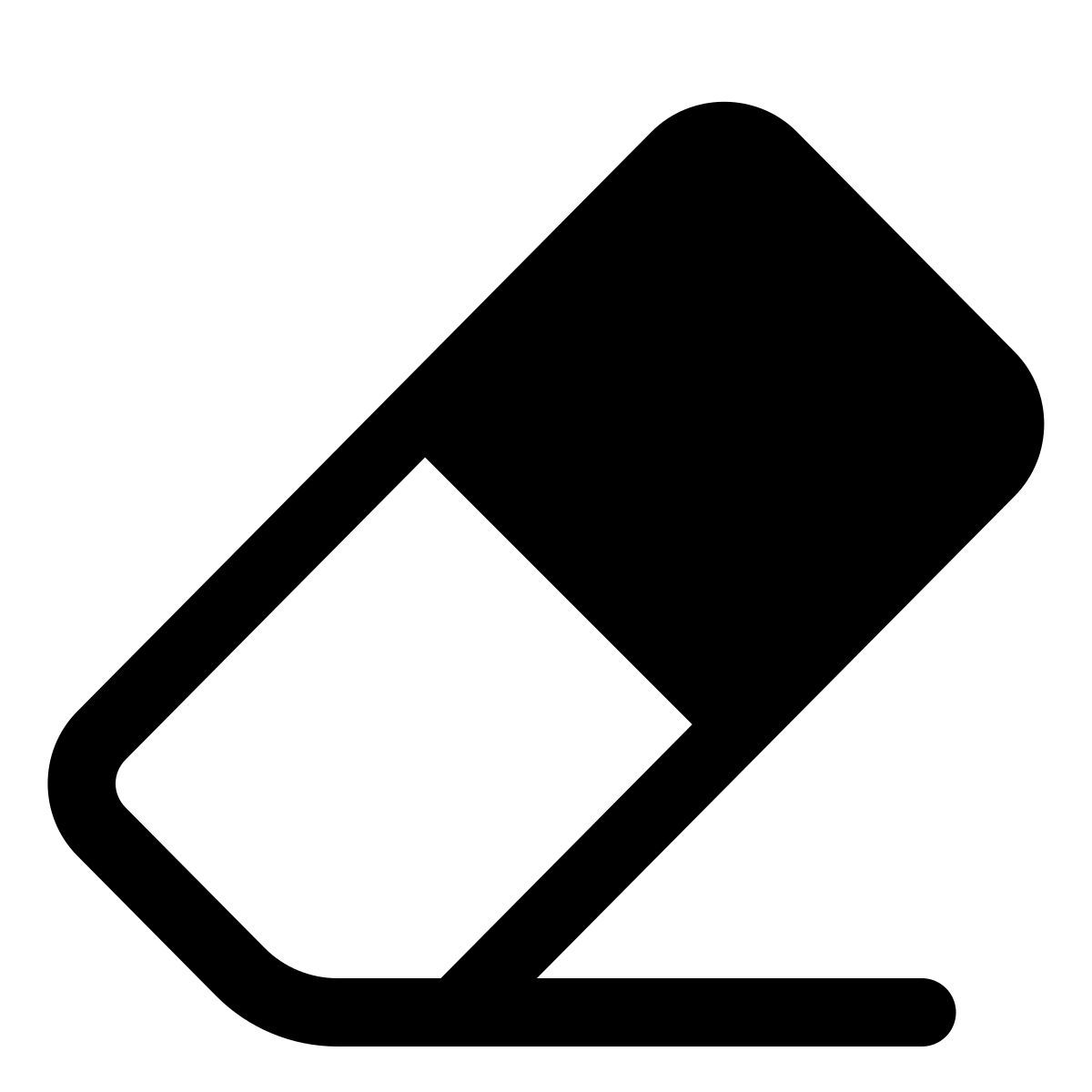 forma light filled style effacer icon