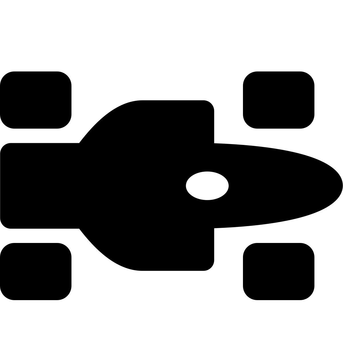 forma light filled style voiture de course f1 vue de dessus icon