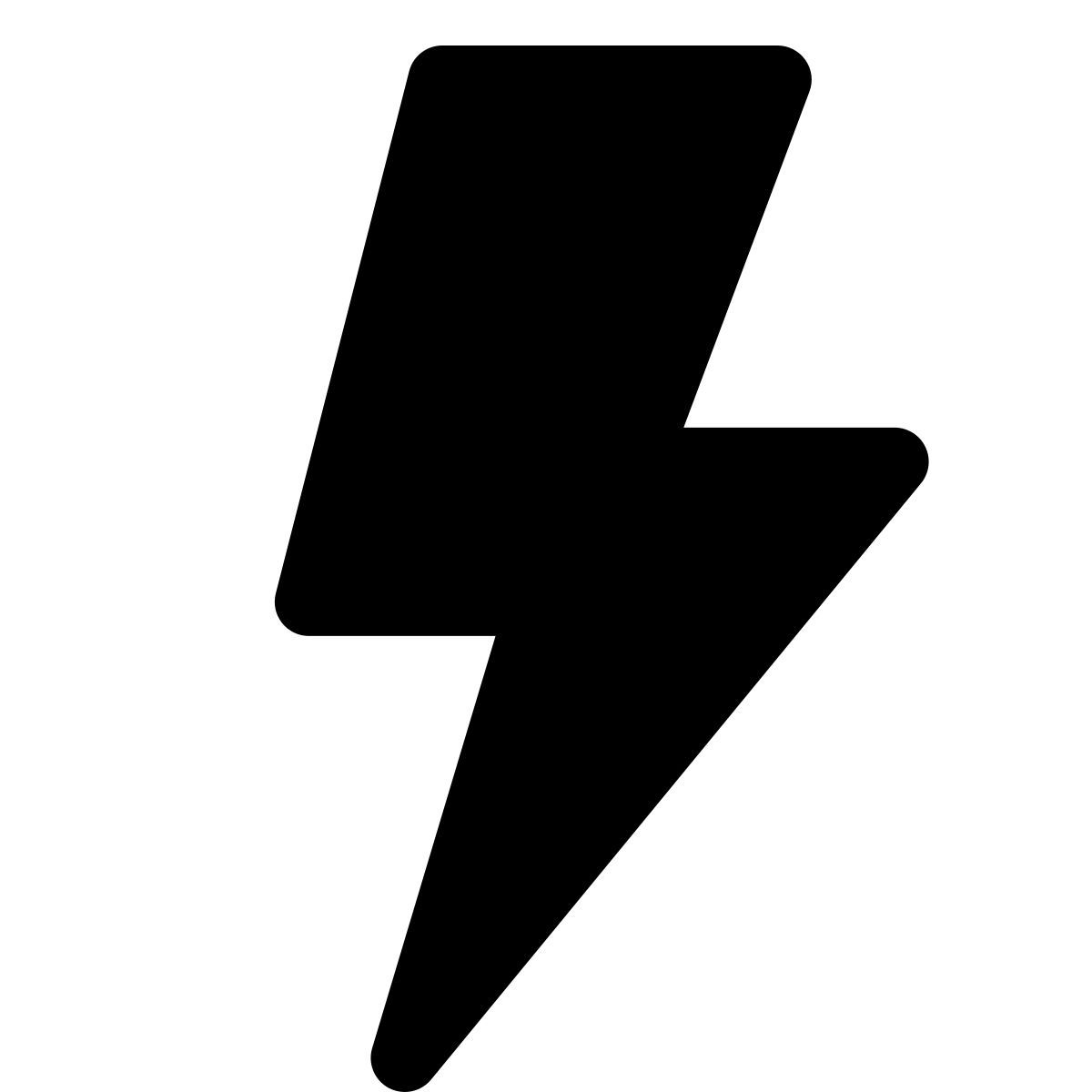 forma light filled style flash on icon