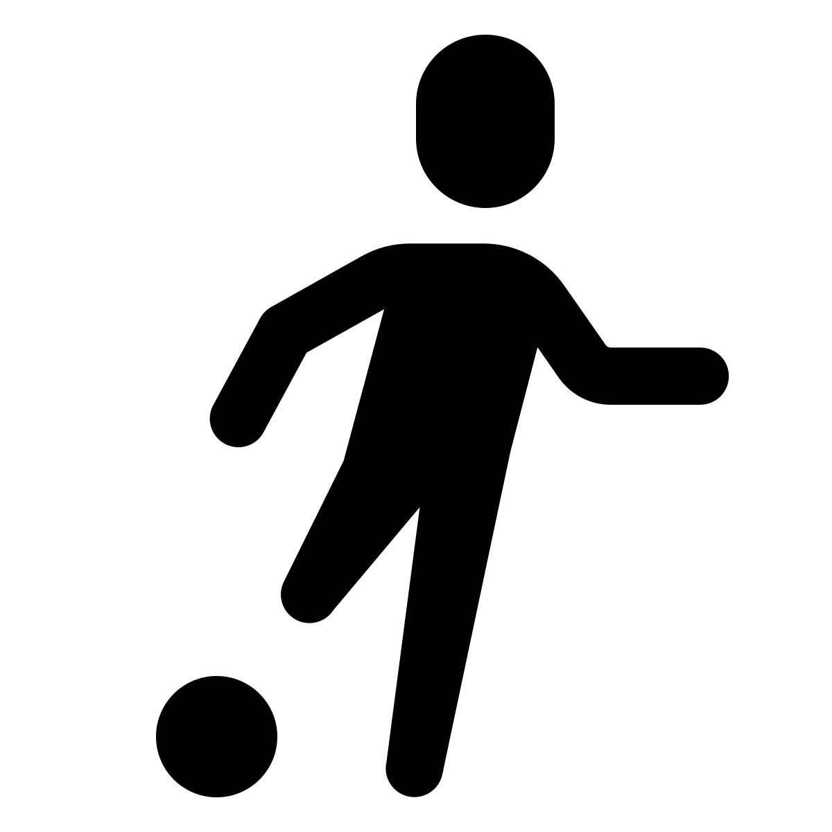 forma light filled style fußball icon