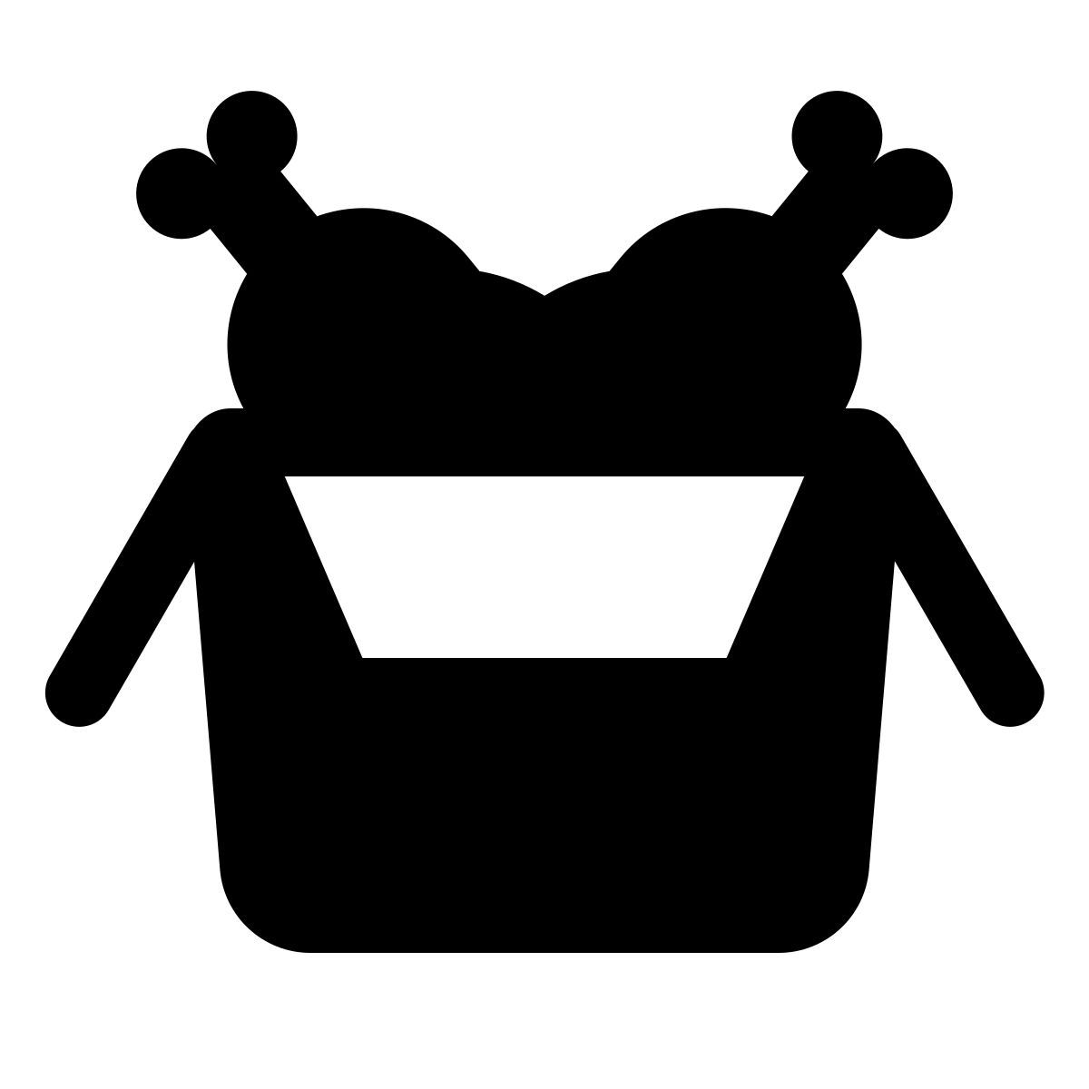 forma light filled style frango frito icon