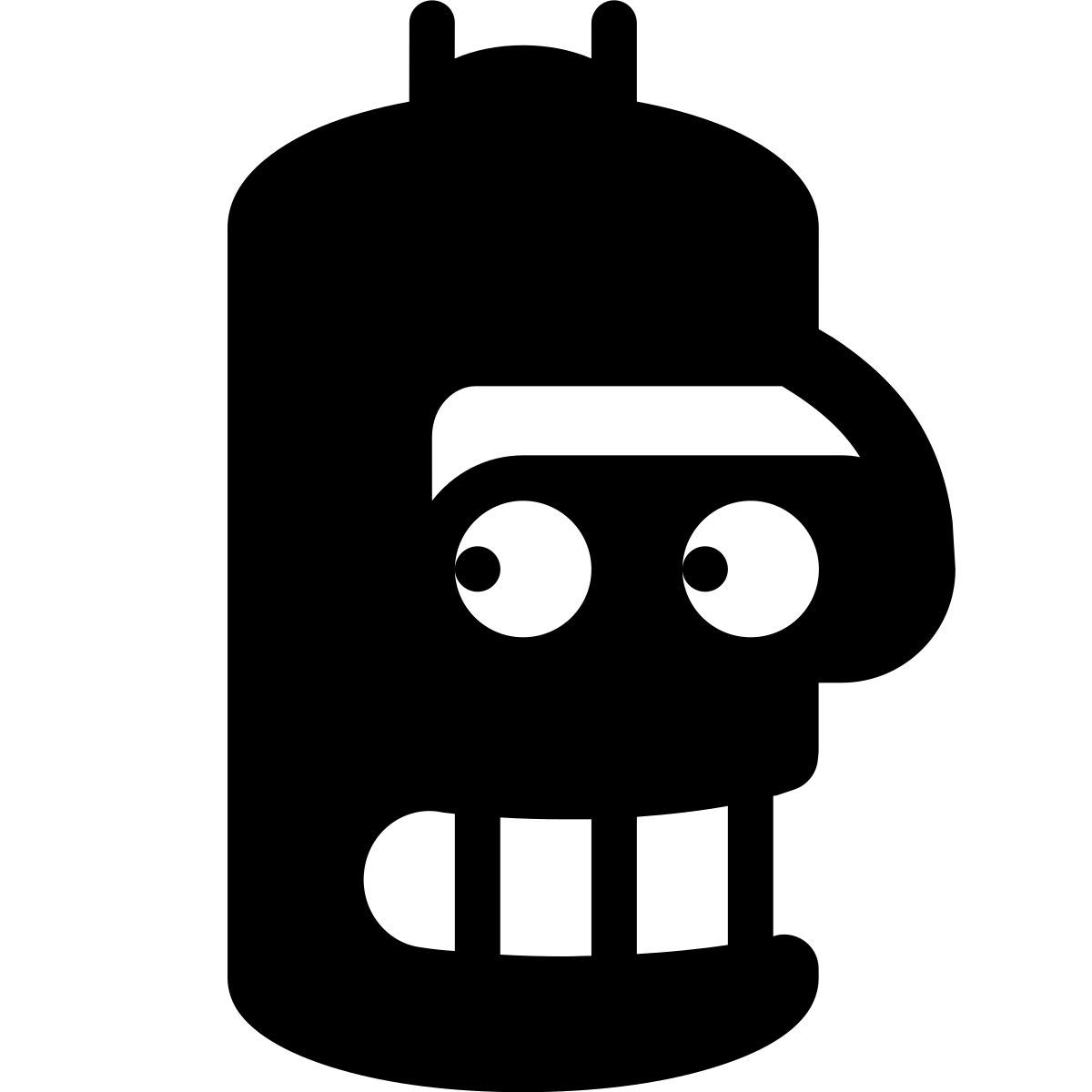 forma light filled style futurama bender icon