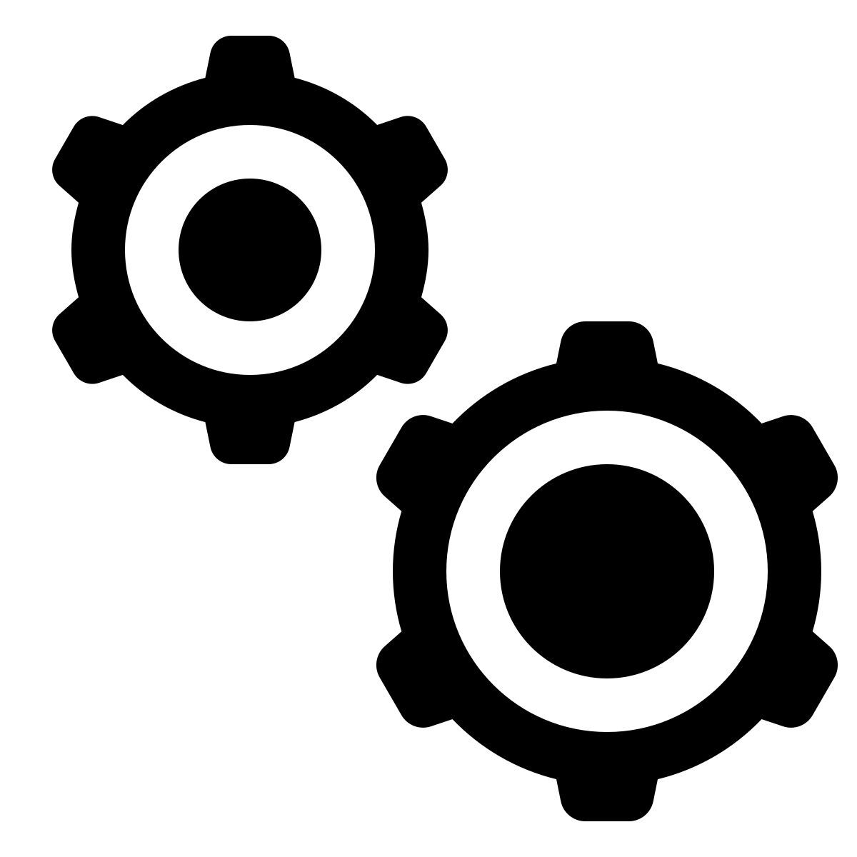 forma light filled style 기어 icon