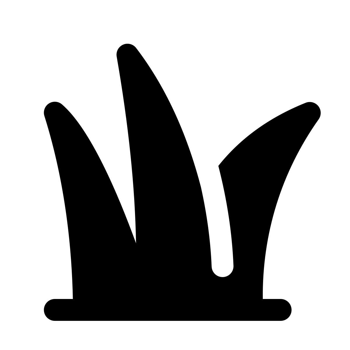 forma light filled style césped icon