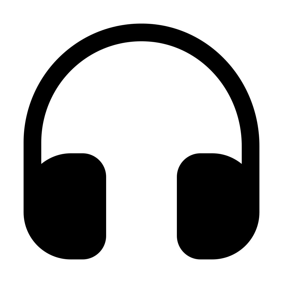 forma light filled style casque audio icon