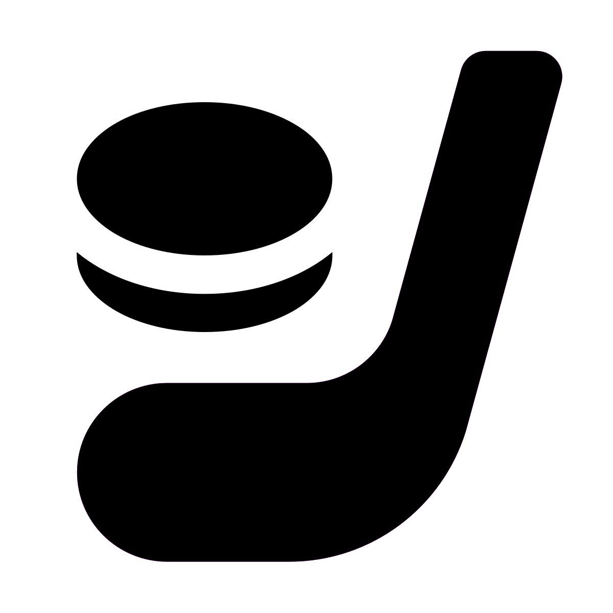 forma light filled style 曲棍球 icon