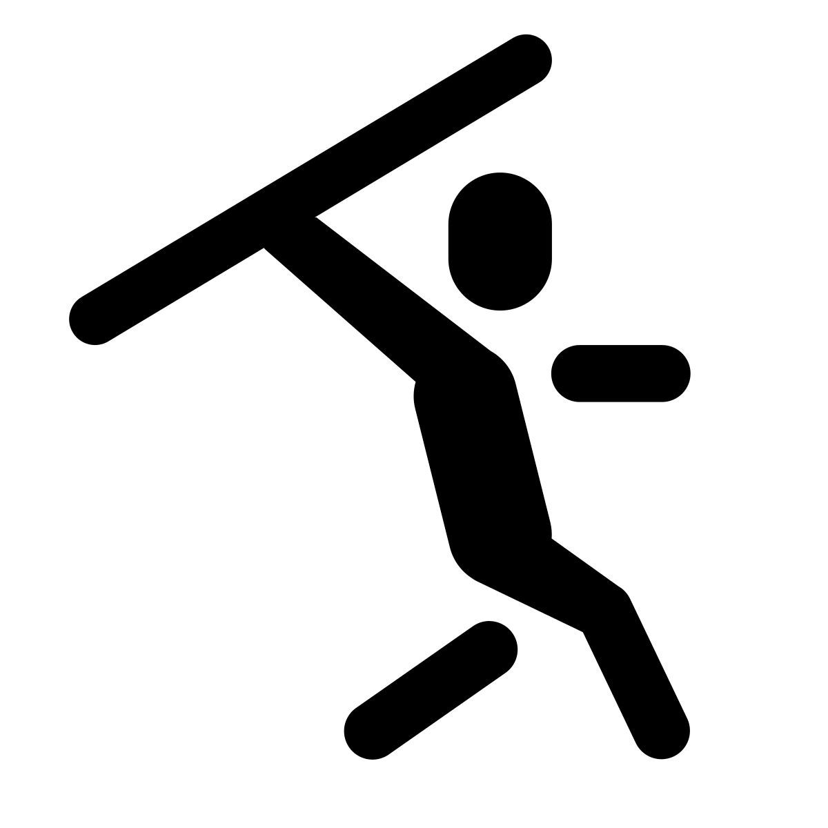 forma light filled style 창 던지기 icon