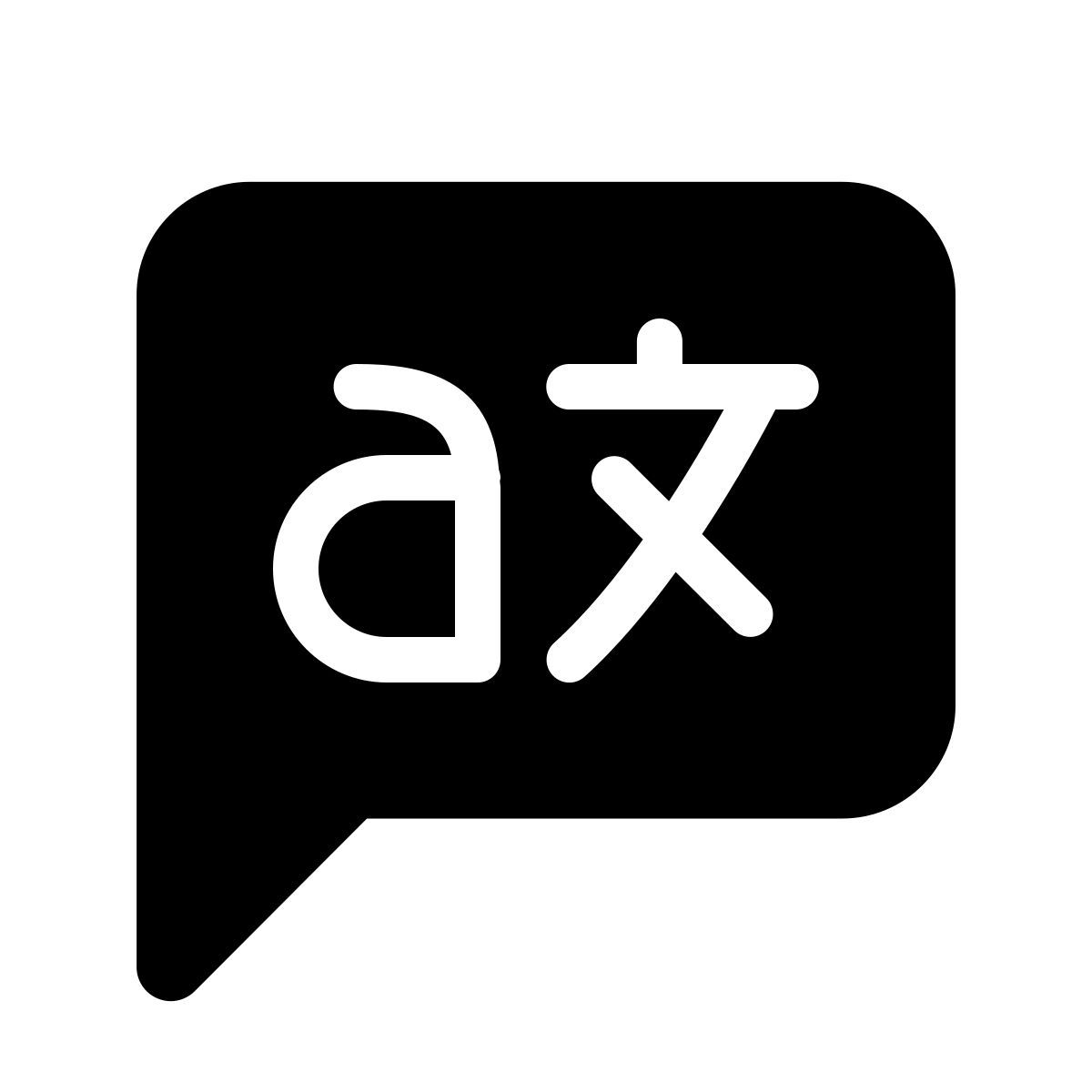 forma light filled style 语言 icon