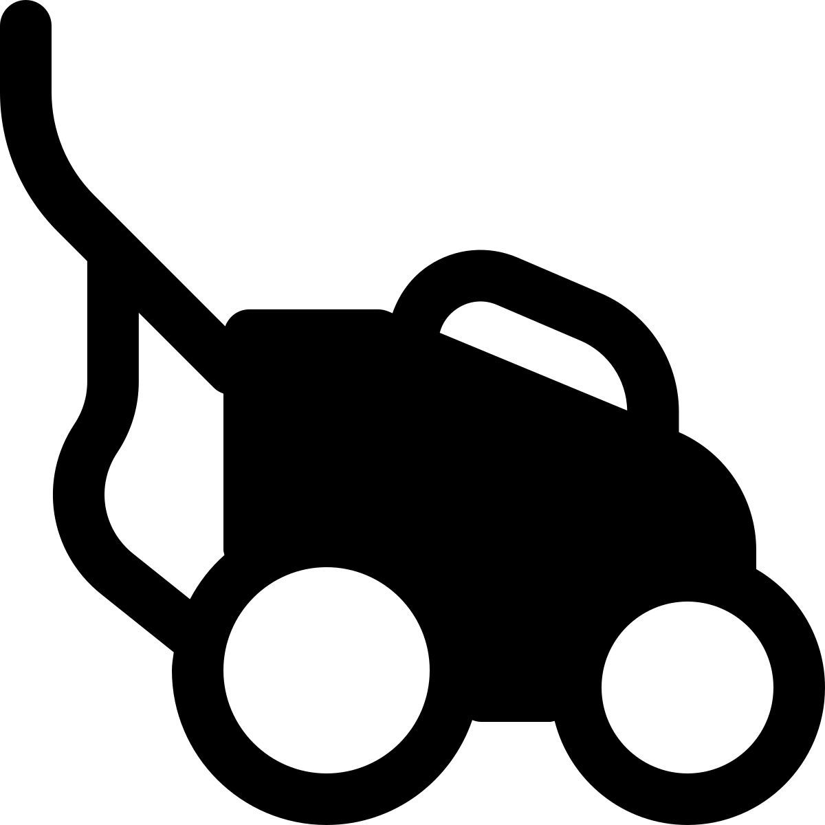 forma light filled style lawn mower icon