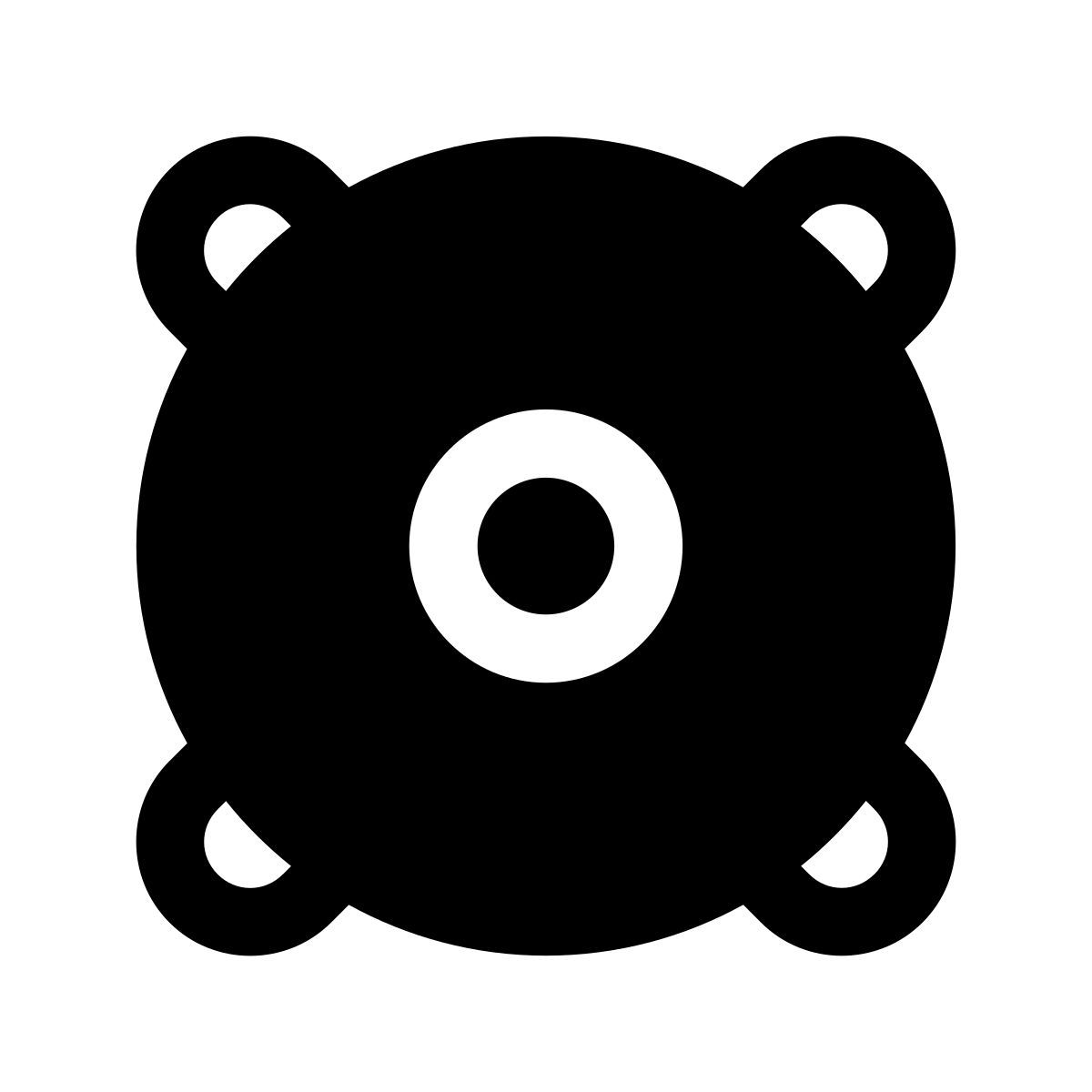 forma light filled style loudspeaker icon