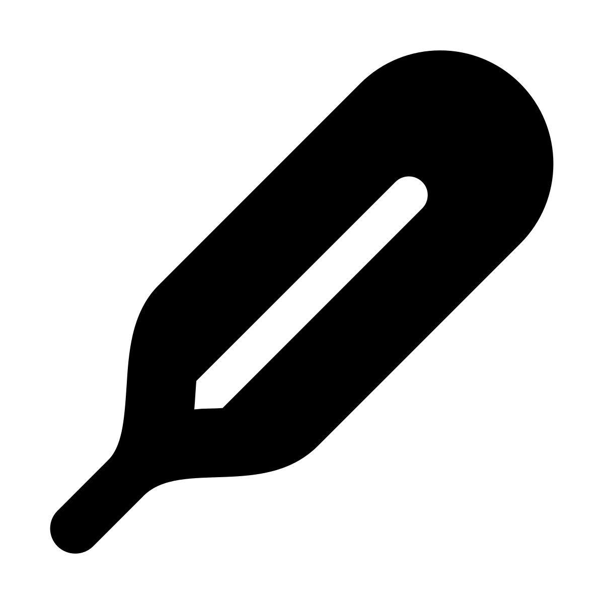 forma light filled style termometro medico icon