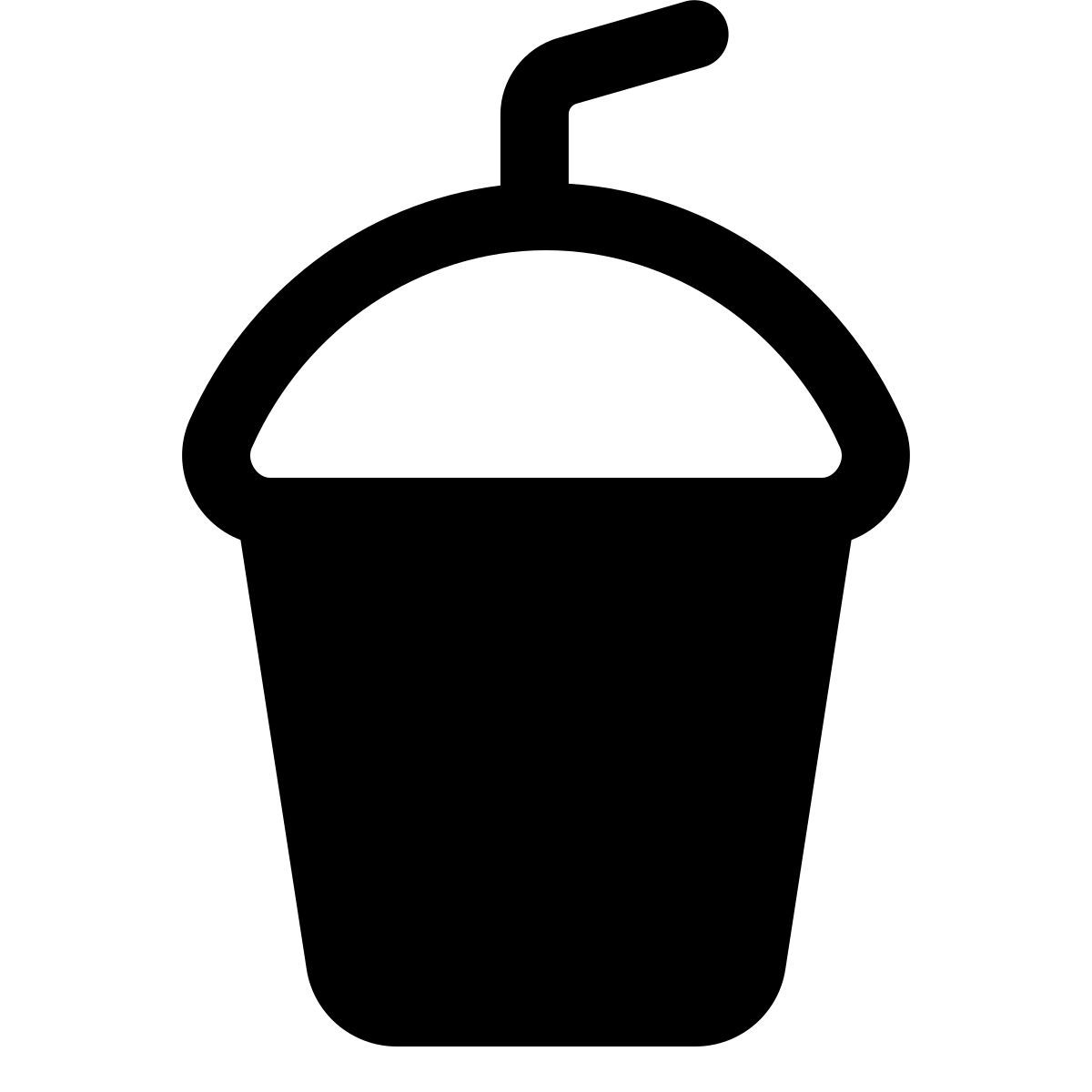 forma light filled style milkshake icon