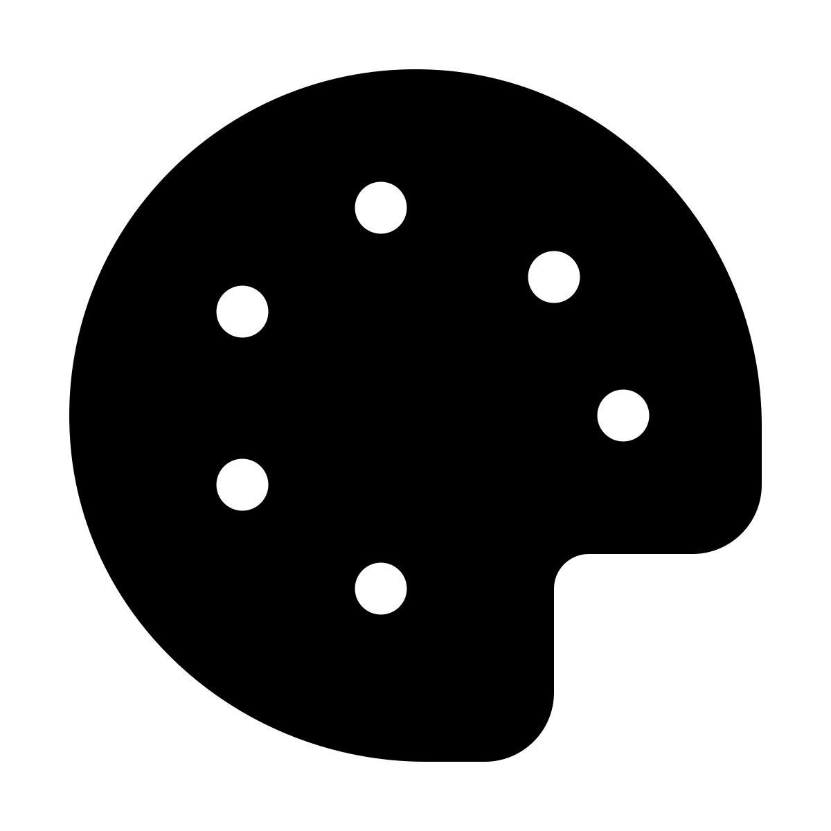 forma light filled style paint palette icon