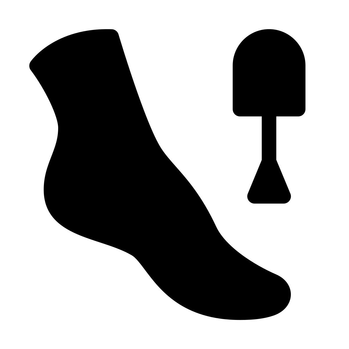 forma light filled style pedicure icon