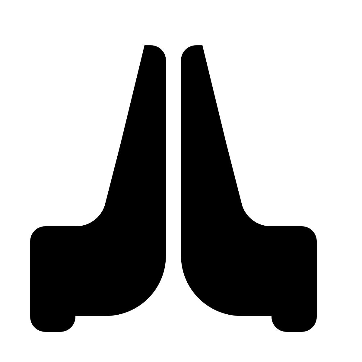 forma light filled style pray icon