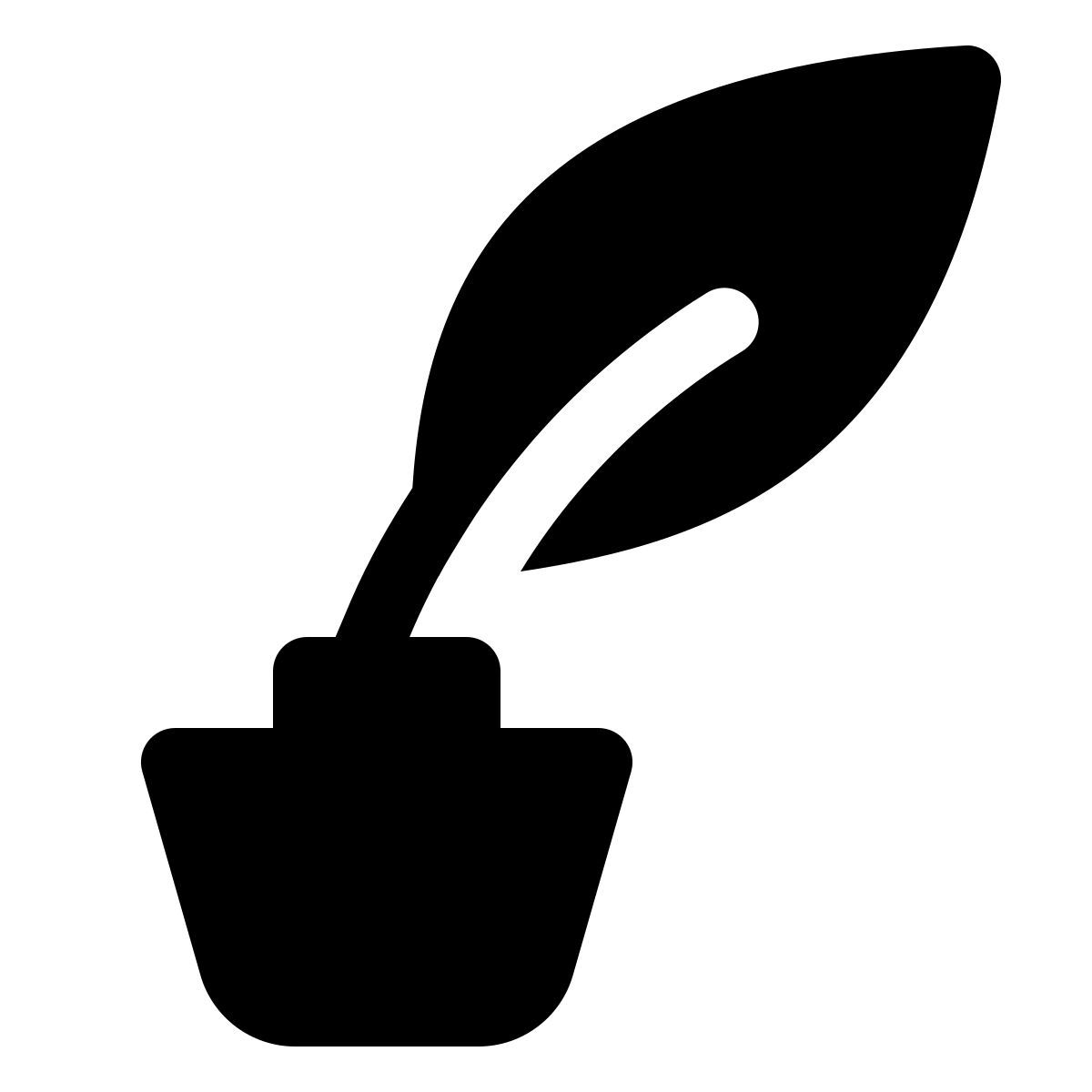 forma light filled style pluma con tinta icon