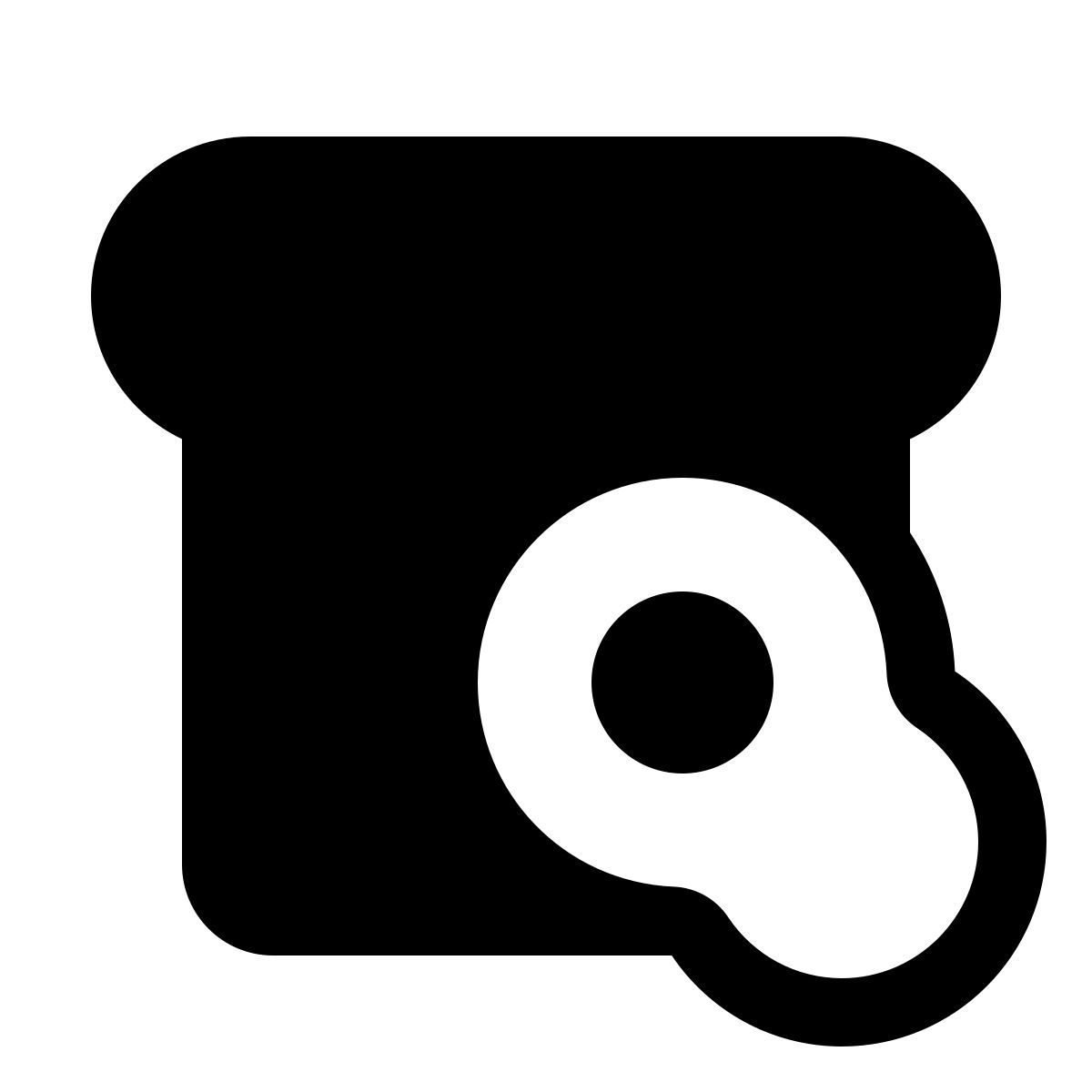 forma light filled style 三明治用煎蛋 icon