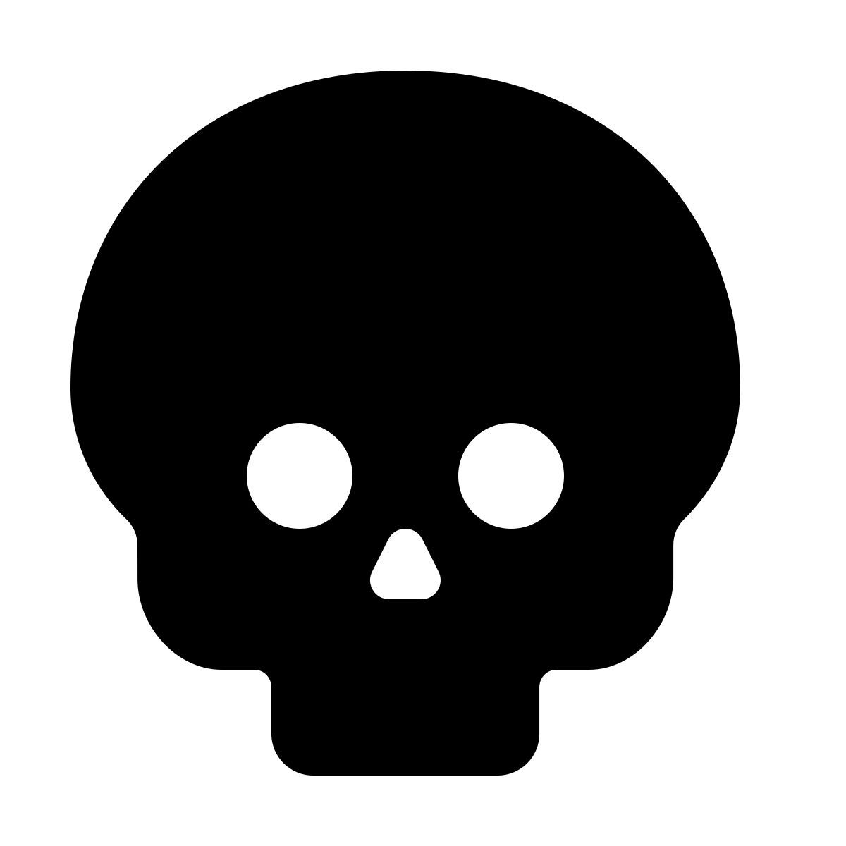 forma light filled style cráneo icon