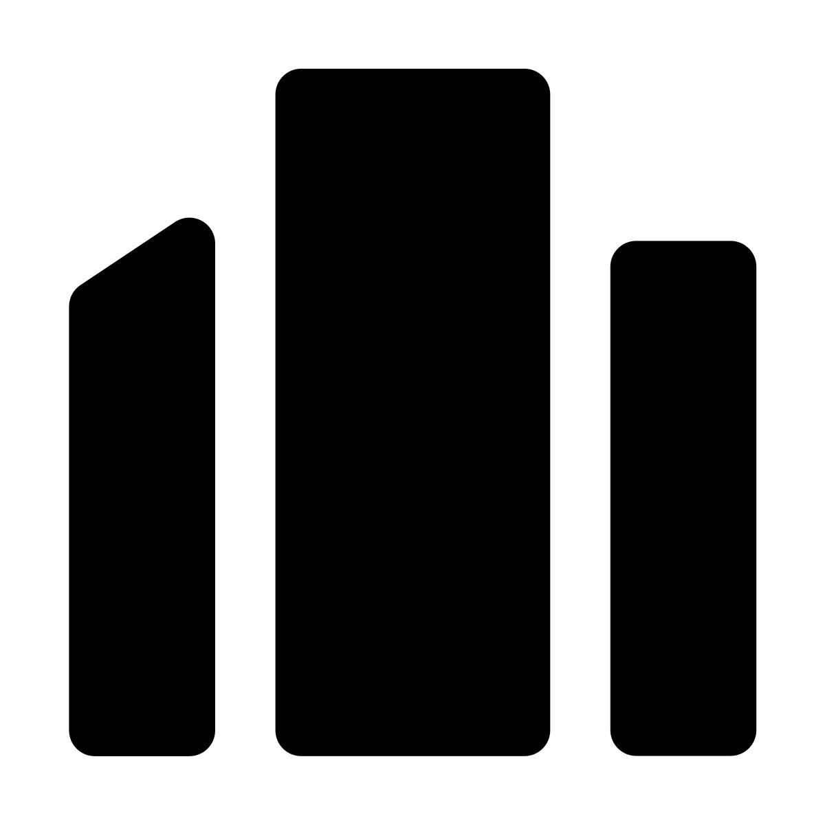 forma light filled style skyscrapers icon