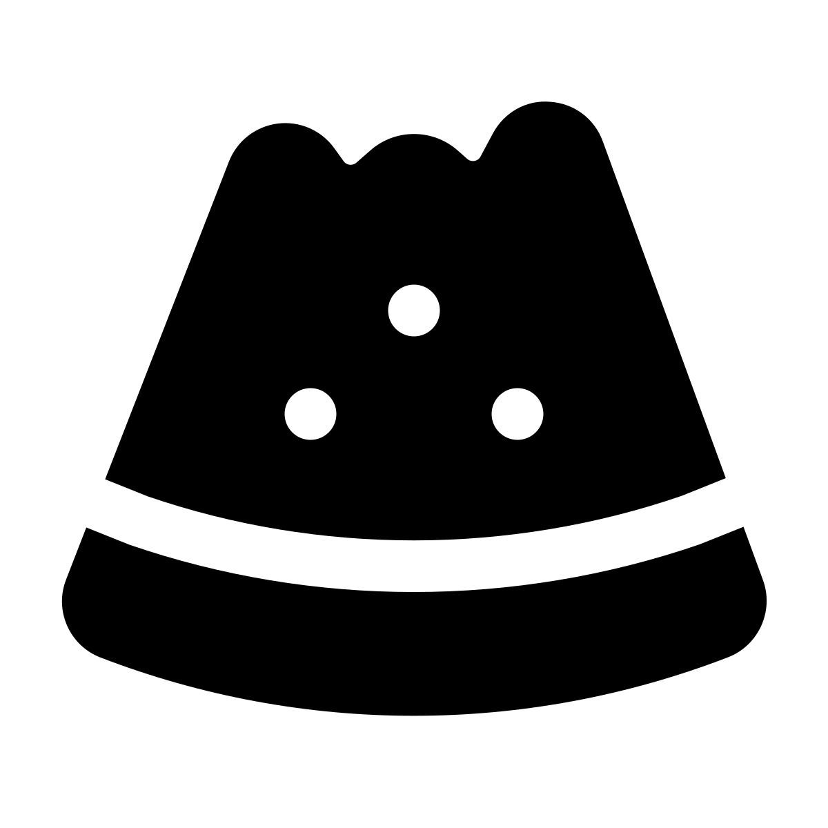 forma light filled style 수박 한 조각 icon