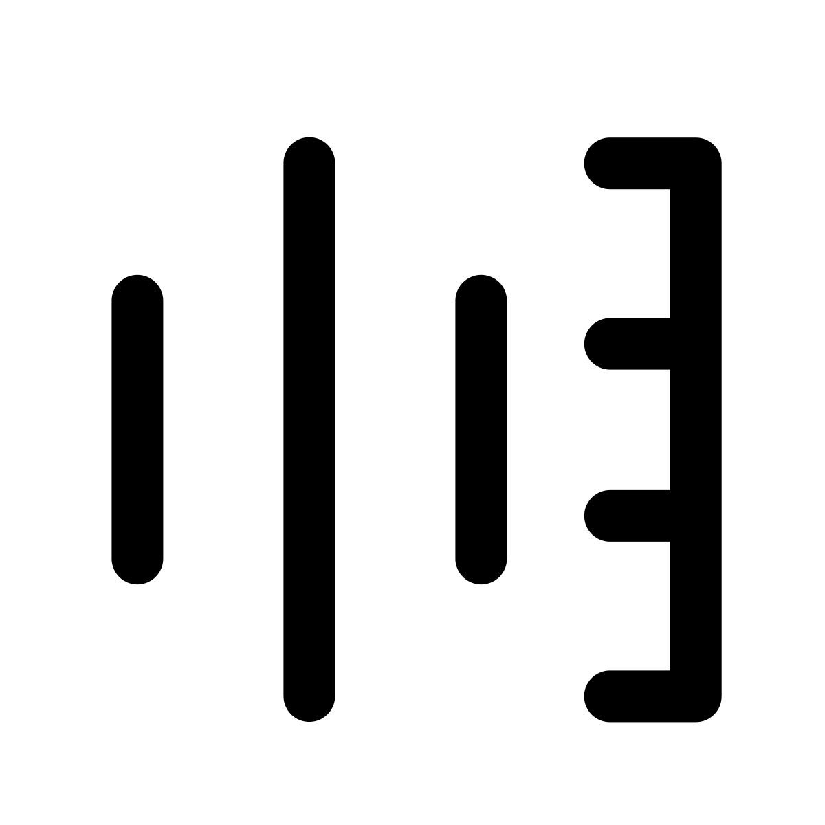 forma light filled style sonomètre icon