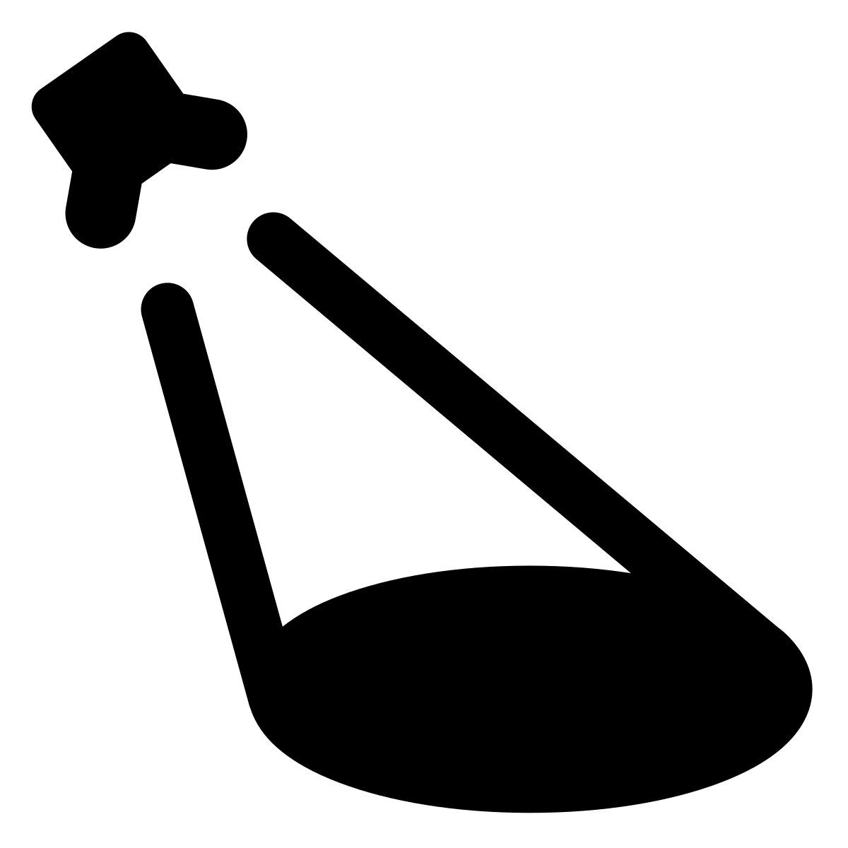 forma light filled style 스포트라이트 icon