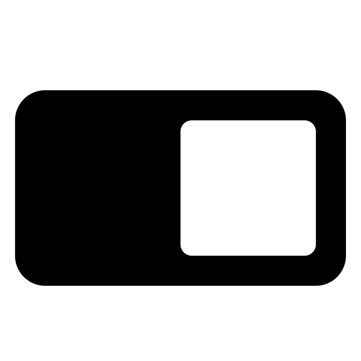 forma light filled style switch on icon