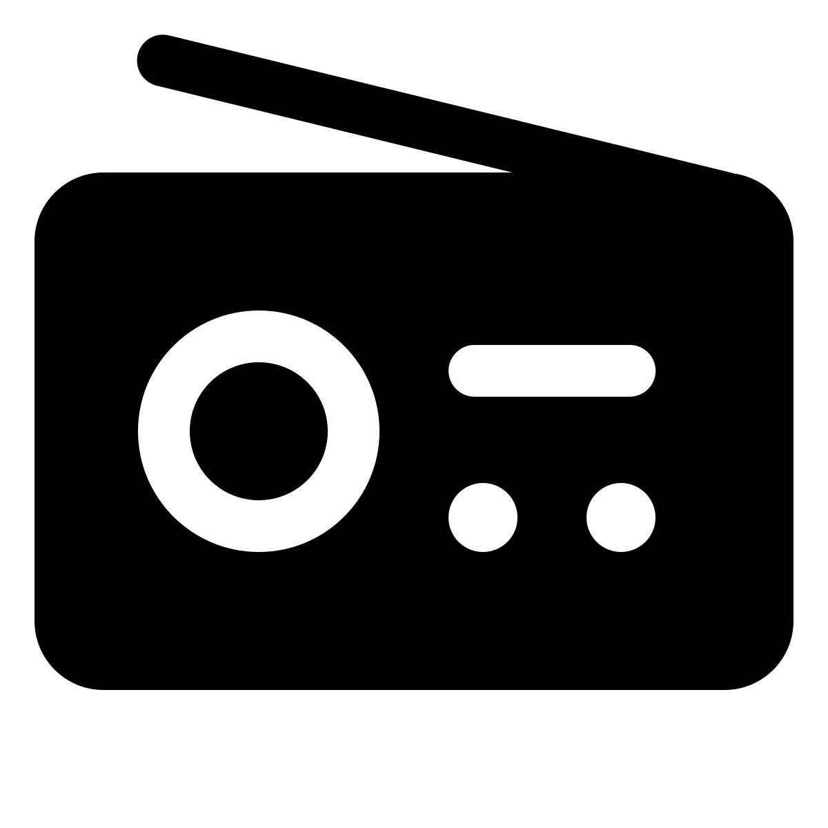 forma light filled style radio de mesa icon