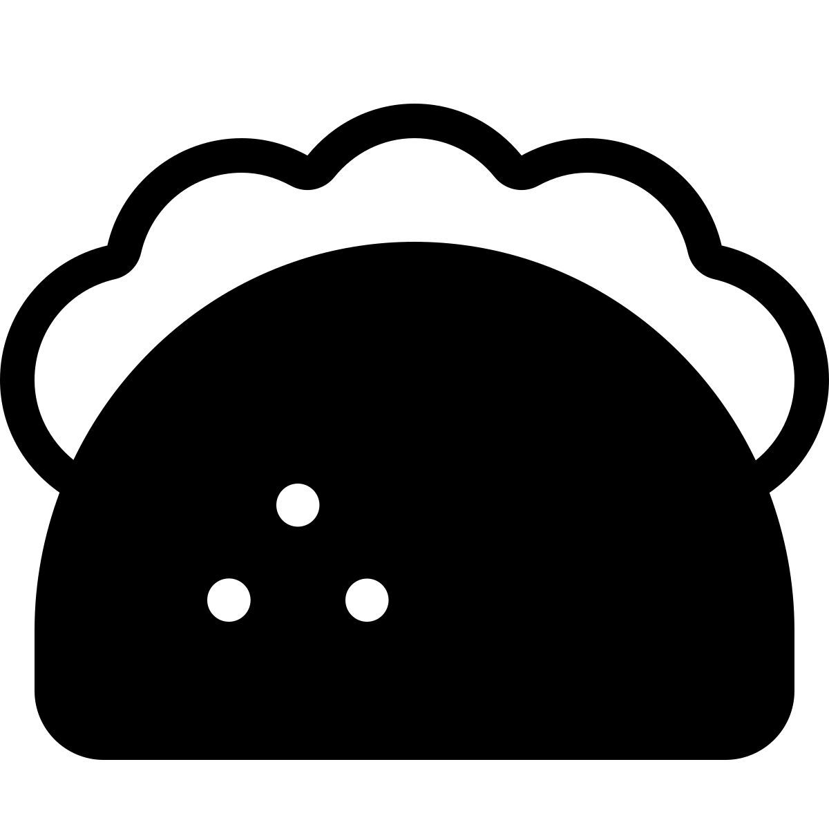 forma light filled style 塔克饼 icon