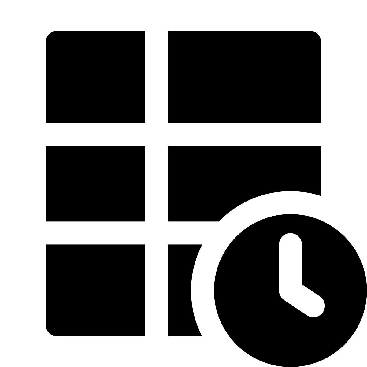 forma light filled style orario icon