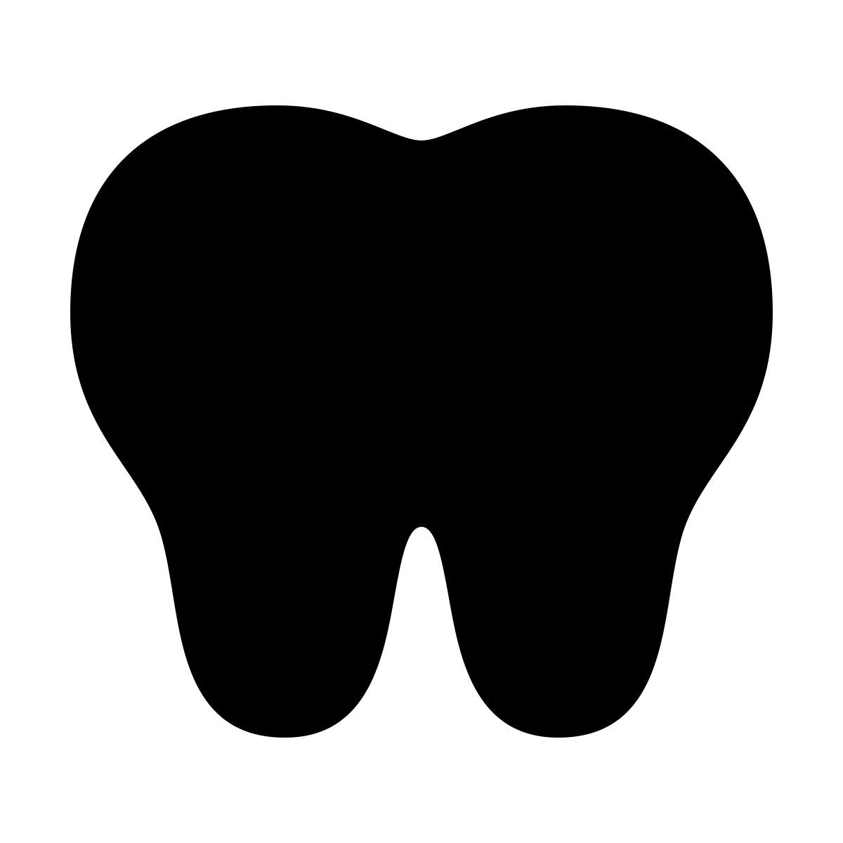 forma light filled style dente icon