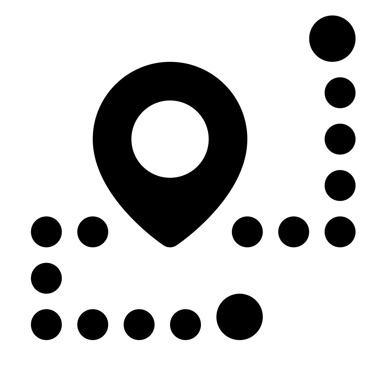 forma light filled style track order icon