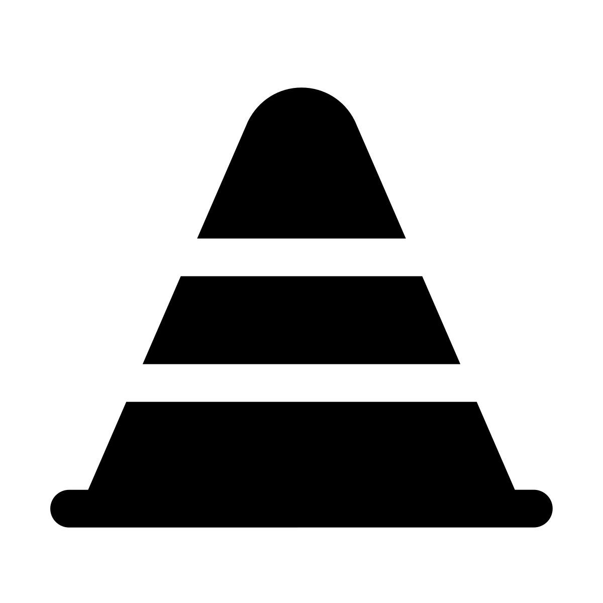 forma light filled style en construction icon