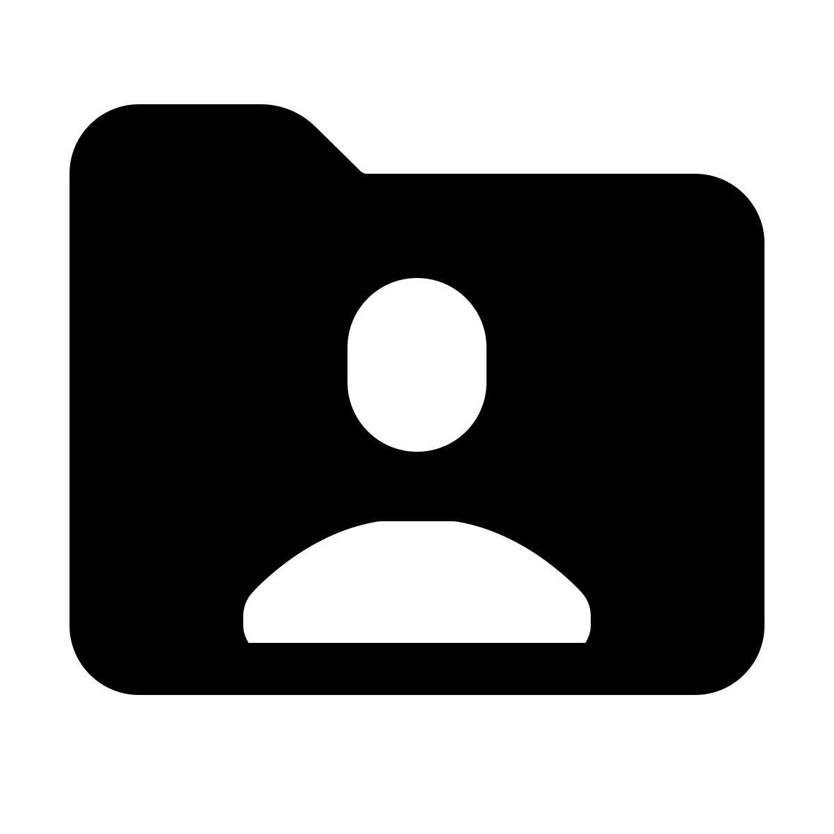 forma light filled style pasta do usuário icon