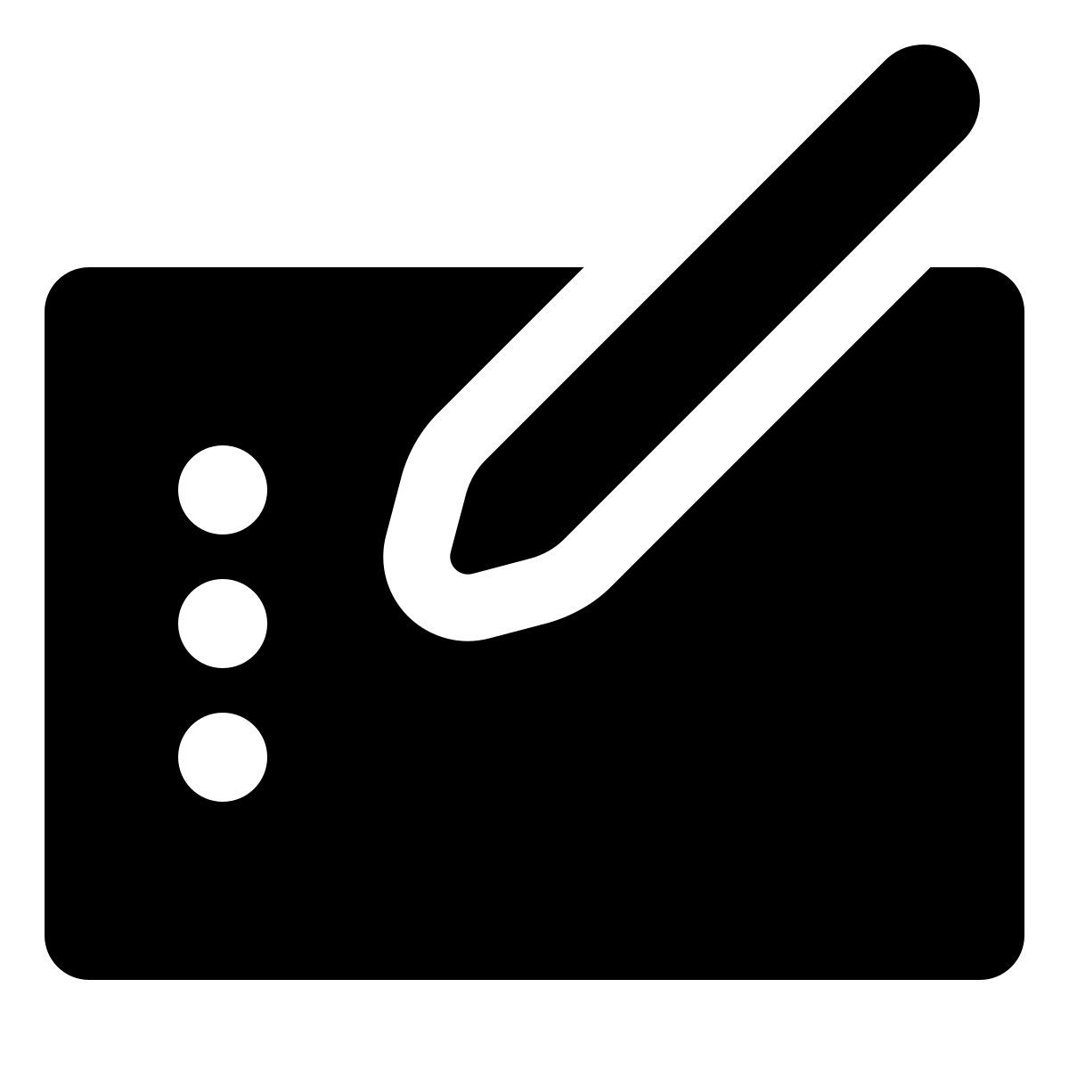 forma light filled style tableta wacom icon