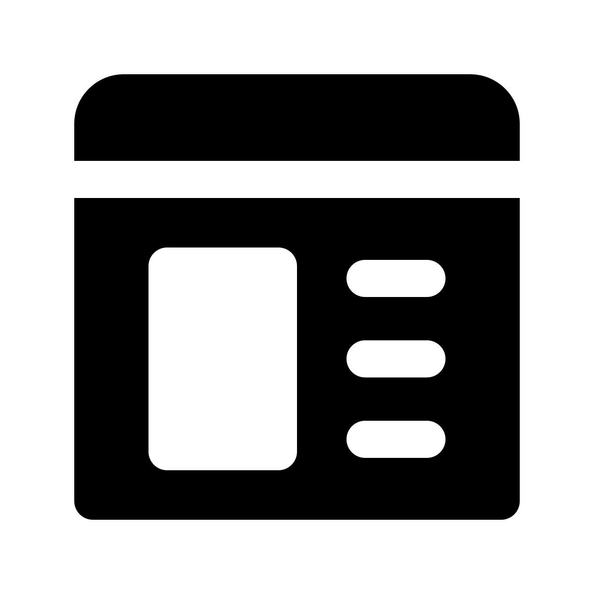 forma light filled style web design icon