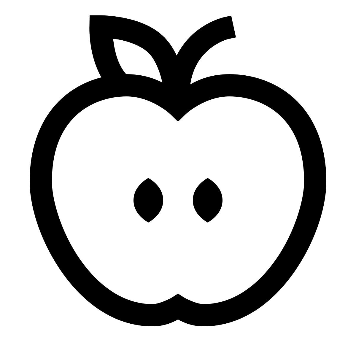 forma light sharp style pomme icon