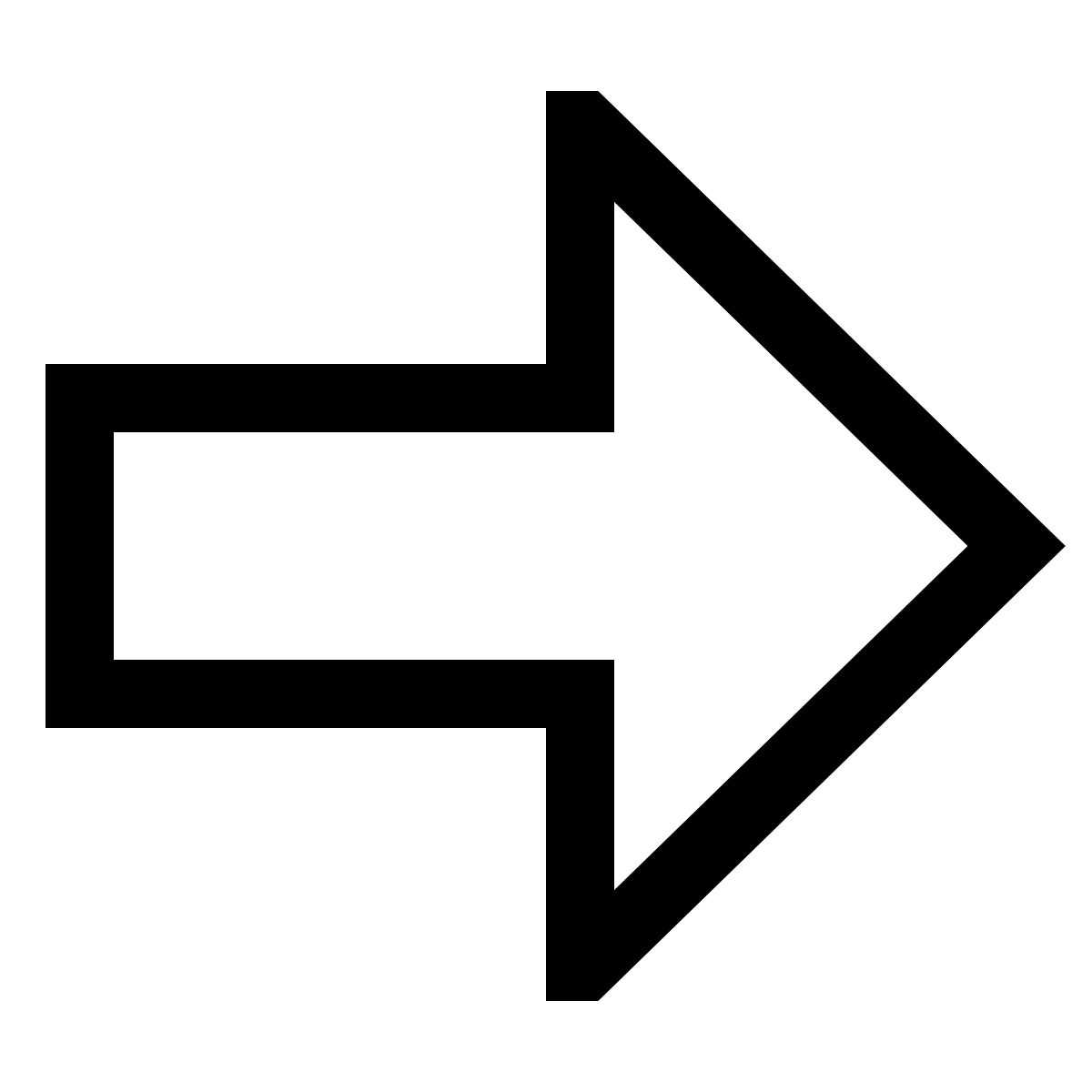 forma light sharp style arrow icon