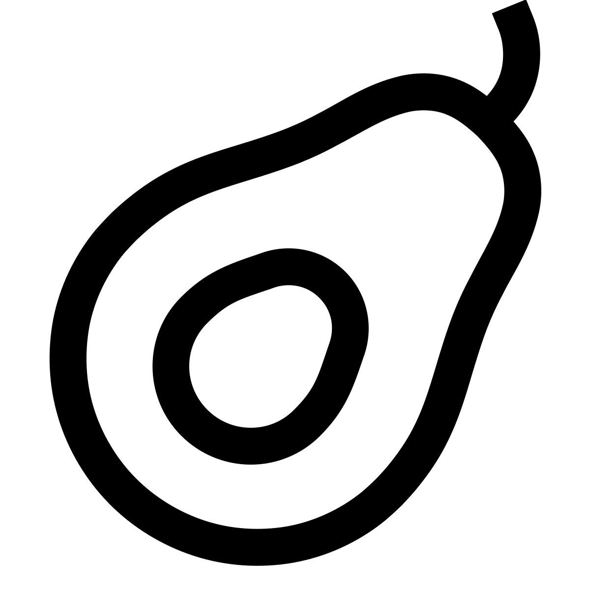 forma light sharp style avocado icon
