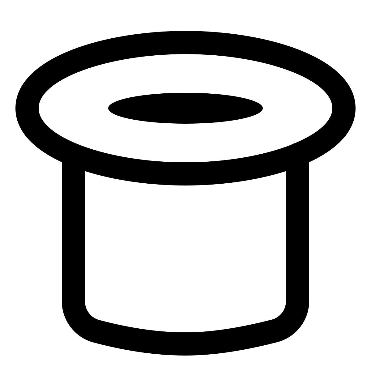 forma light sharp style cappello nero icon