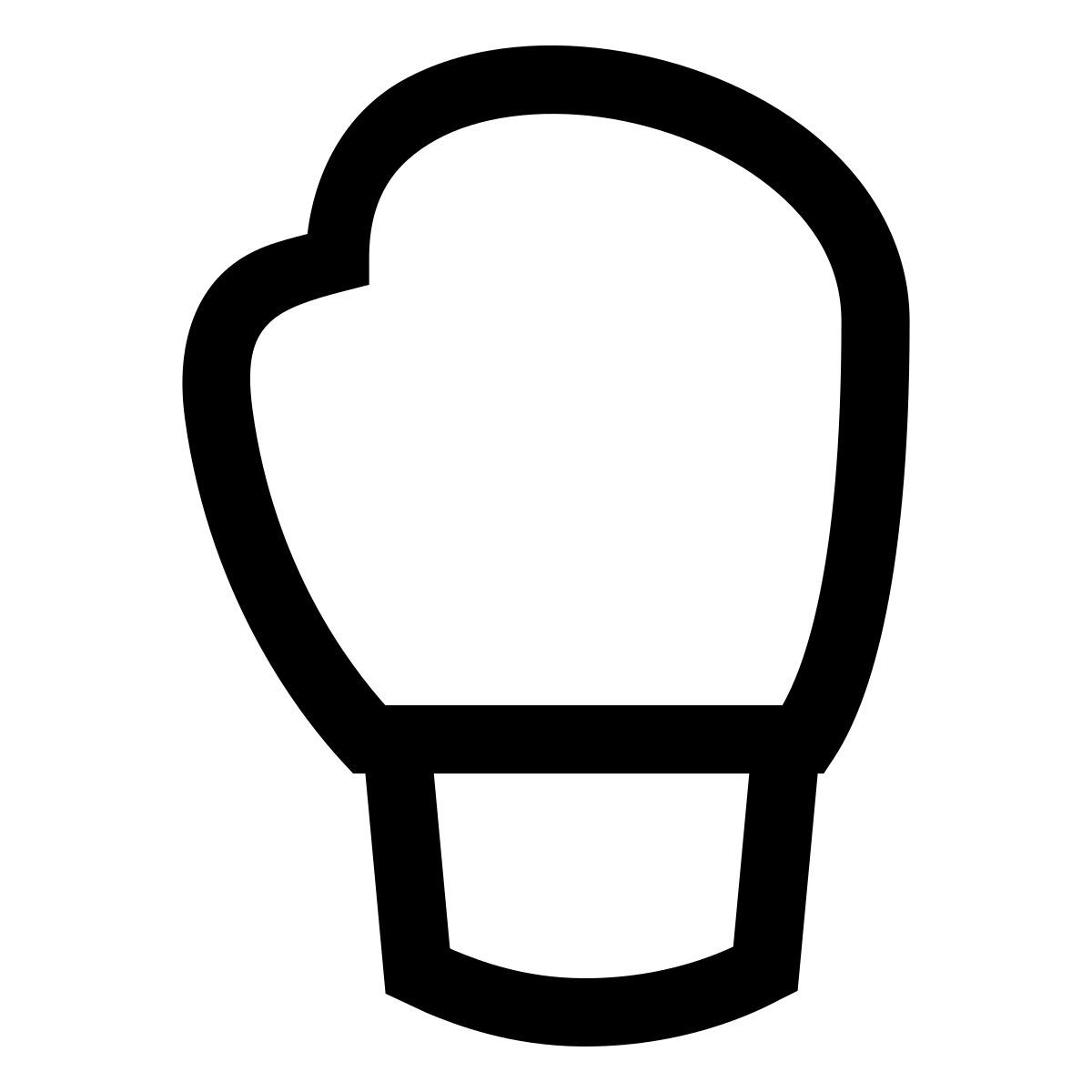 forma light sharp style boxing glove icon